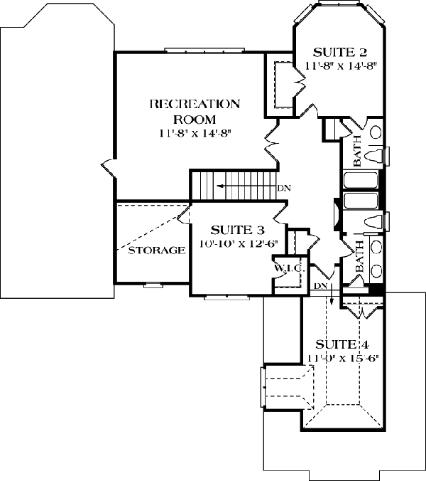 Cottage Level Two of Plan 96993