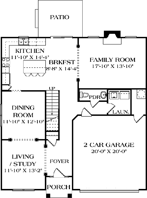 Traditional Level One of Plan 96999