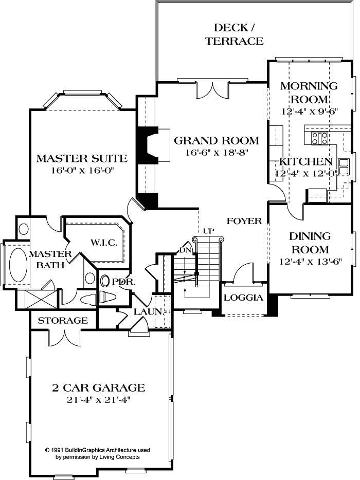 Traditional Level One of Plan 97004