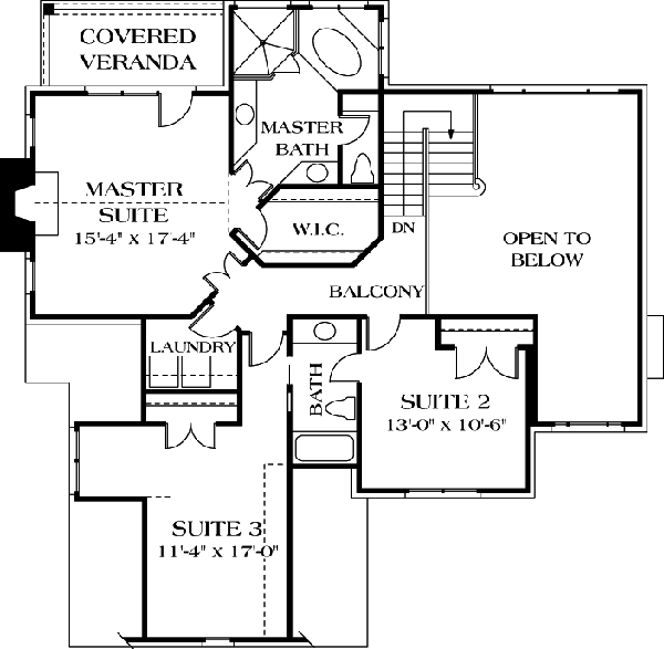 Colonial Traditional Level Two of Plan 97015