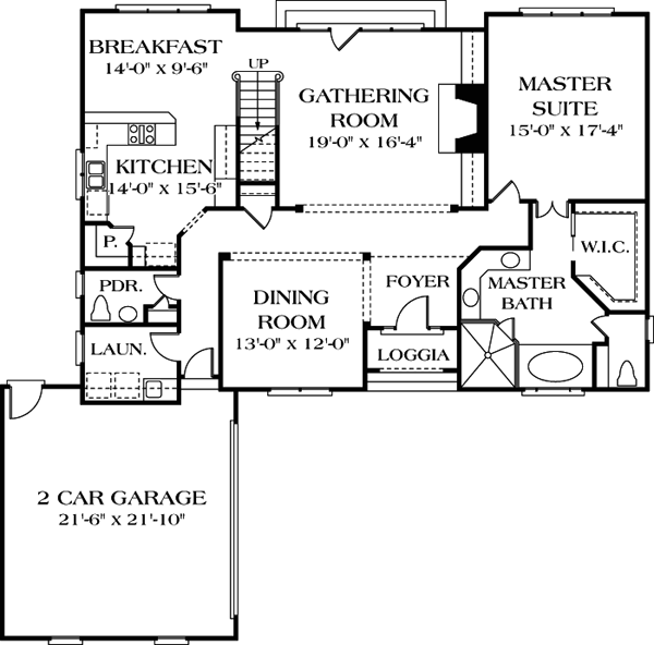 Traditional Level One of Plan 97023