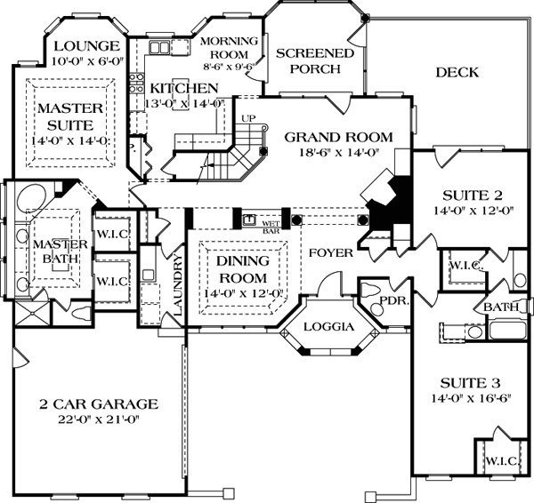 Traditional Level One of Plan 97025