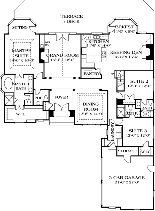 Traditional Level One of Plan 97030