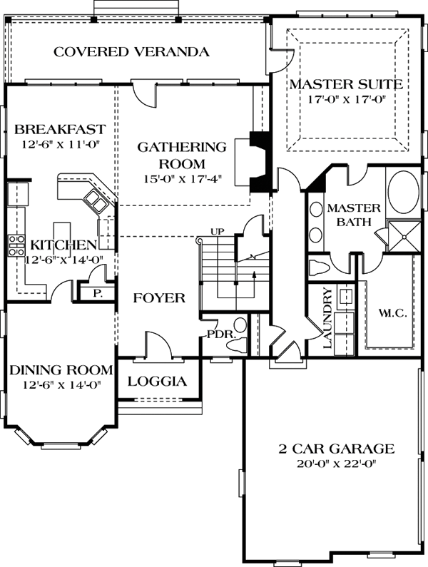 Traditional Level One of Plan 97035