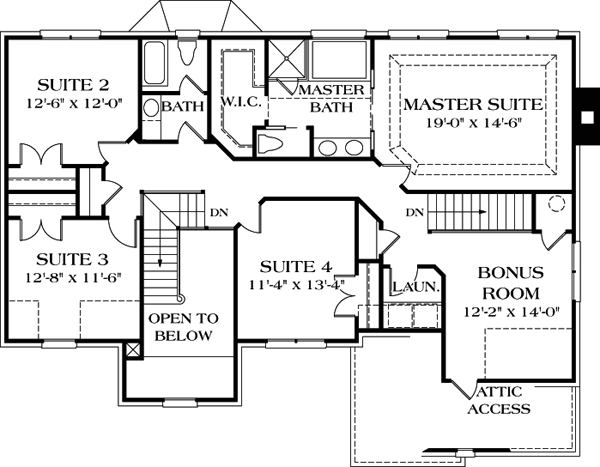 Traditional Level Two of Plan 97037