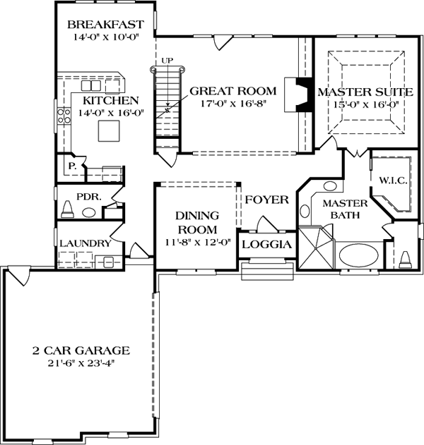 Traditional Level One of Plan 97040