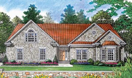 Cottage Craftsman Elevation of Plan 97053