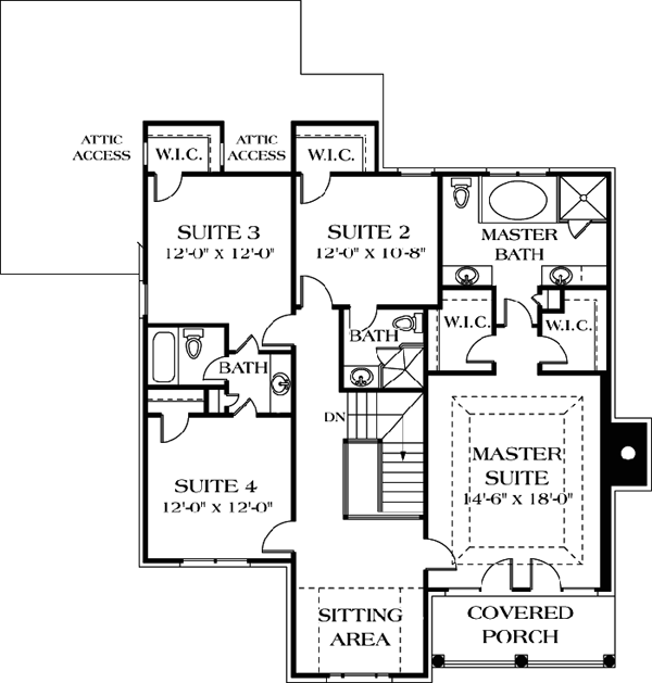 Colonial Traditional Level Two of Plan 97054