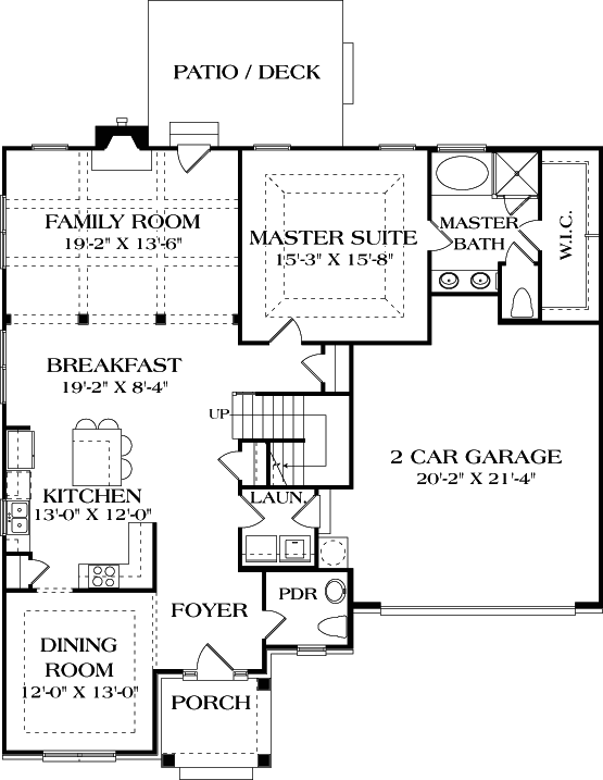 Traditional Level One of Plan 97056