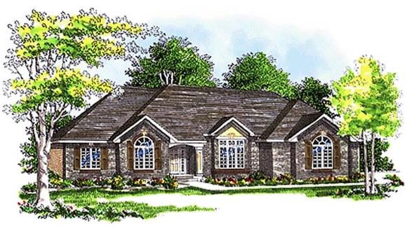 House Plan 97104 Elevation