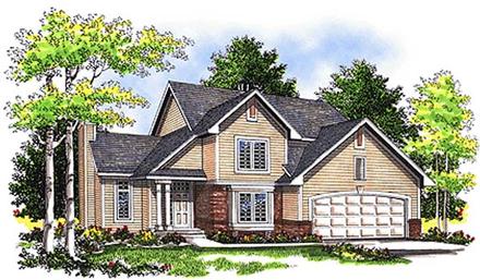 House Plan 97112 Elevation