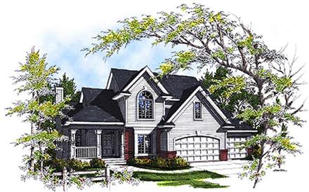 House Plan 97120 Elevation