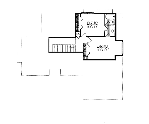 Bungalow Level Two of Plan 97121
