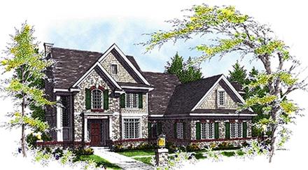 House Plan 97127 Elevation