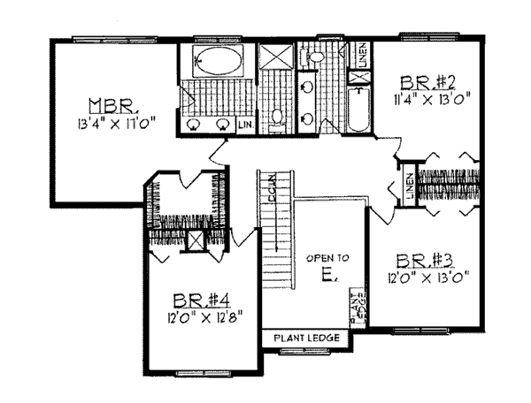 Traditional Level Two of Plan 97130