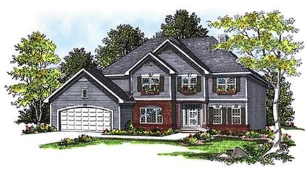 House Plan 97130 Elevation