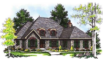 Bungalow European Elevation of Plan 97143