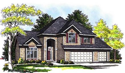 House Plan 97145 Elevation