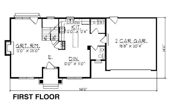 Colonial Level One of Plan 97155