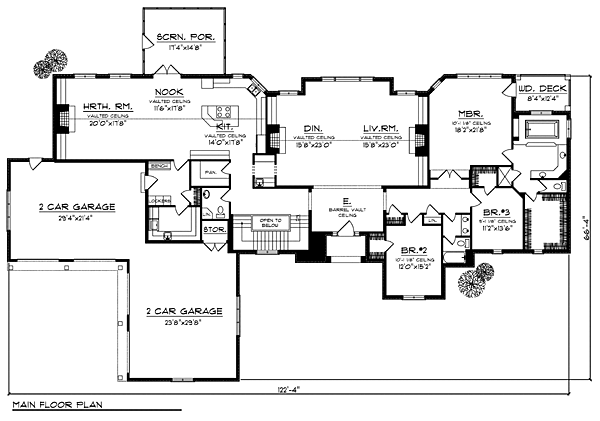 European Tudor Level One of Plan 97157