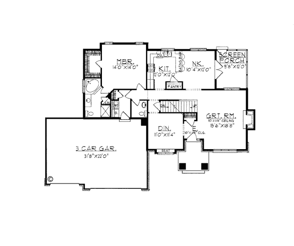 Traditional Level One of Plan 97173