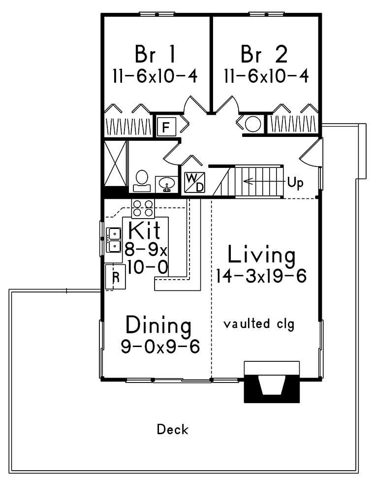 Contemporary Level One of Plan 97200