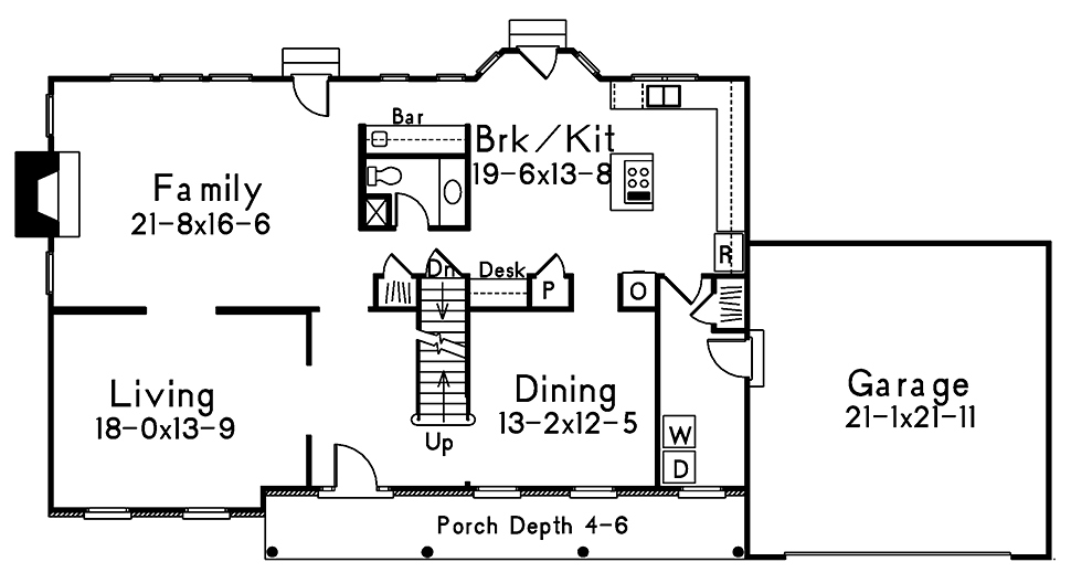 Country Traditional Level One of Plan 97205