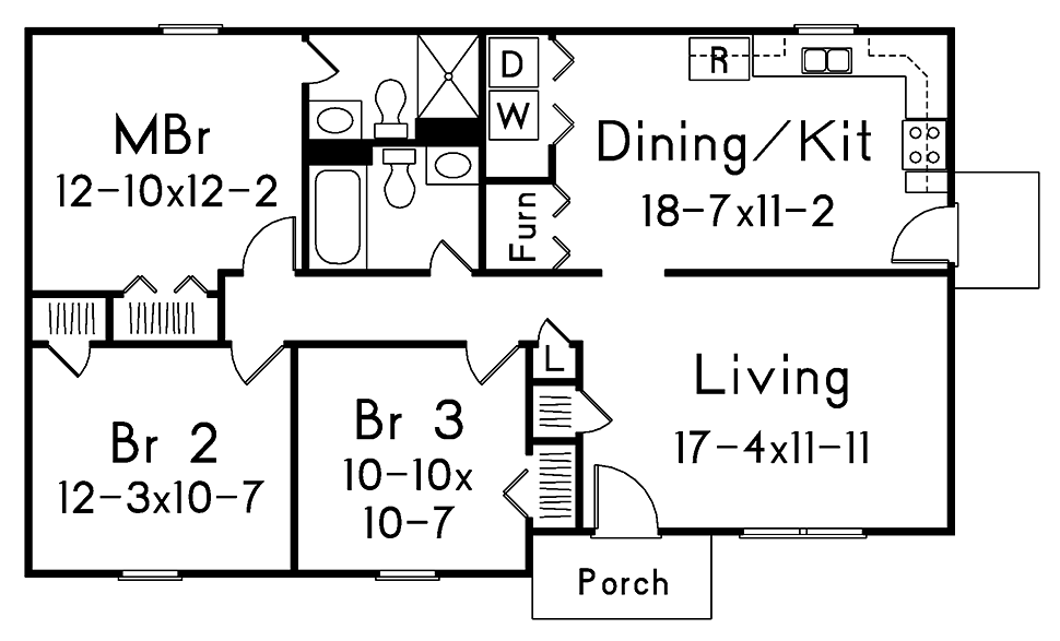 Ranch Level One of Plan 97210