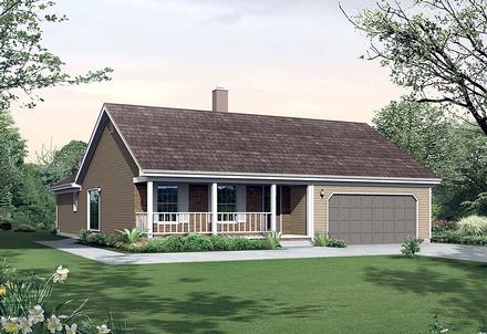 House Plan 97221 Elevation