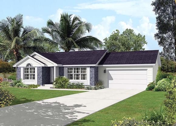 House Plan 97228 Elevation