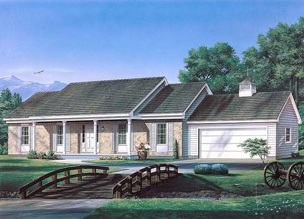 Ranch Elevation of Plan 97231
