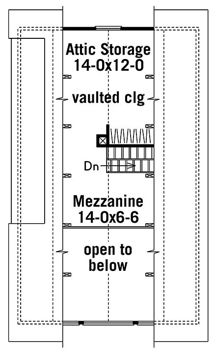 House Plan 97236 Second Level Plan