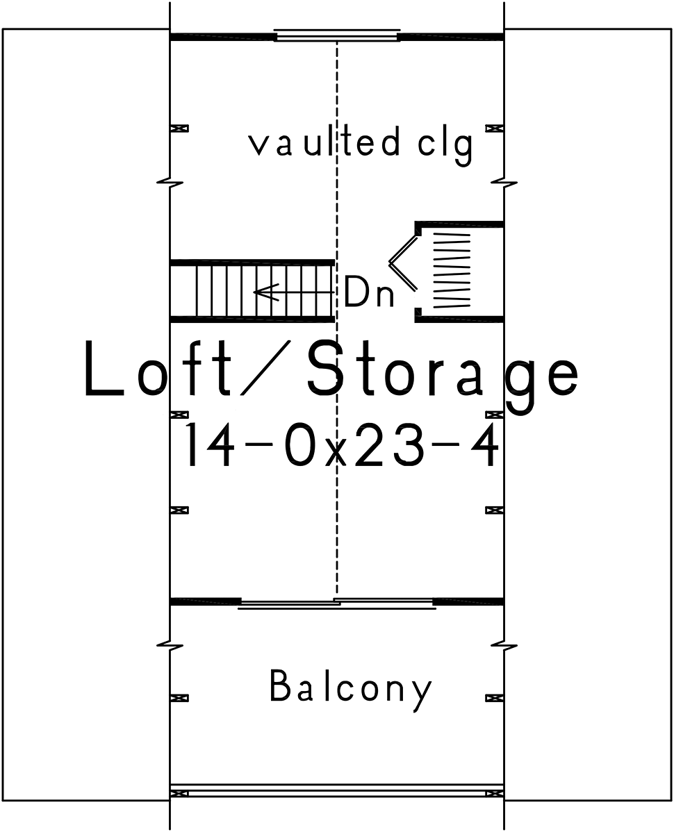 A-Frame Retro Level Two of Plan 97237