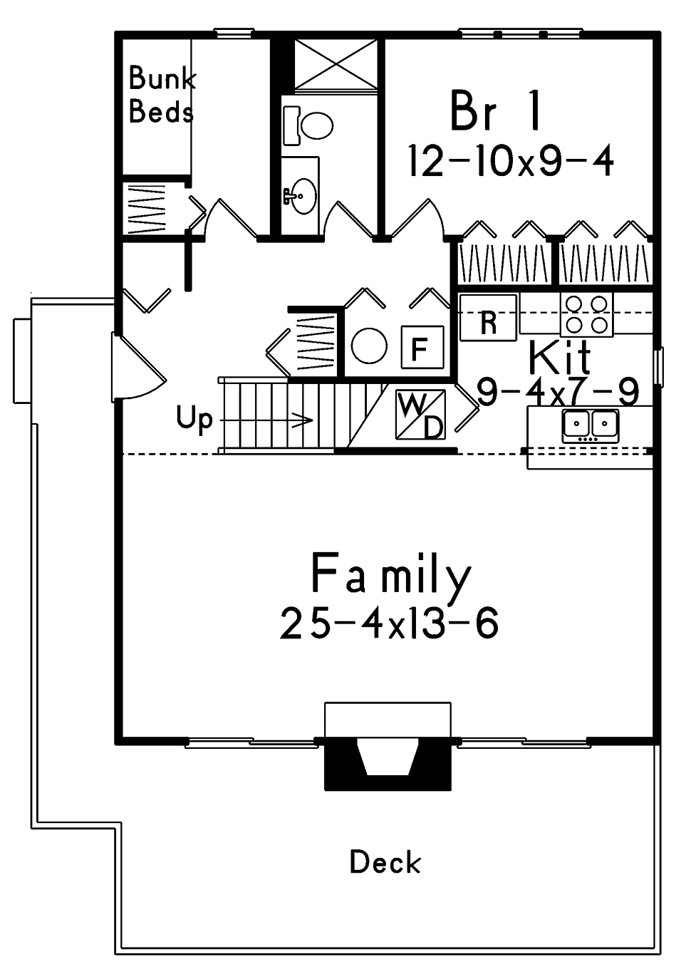 Cottage Level One of Plan 97240