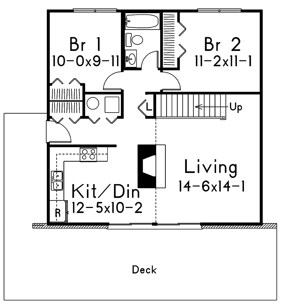 Contemporary Traditional Level One of Plan 97245