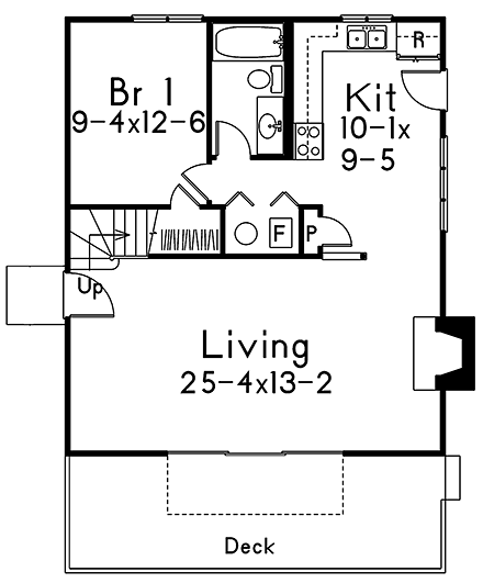 House Plan 97247 First Level Plan