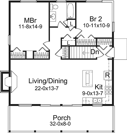 House Plan 97259 First Level Plan