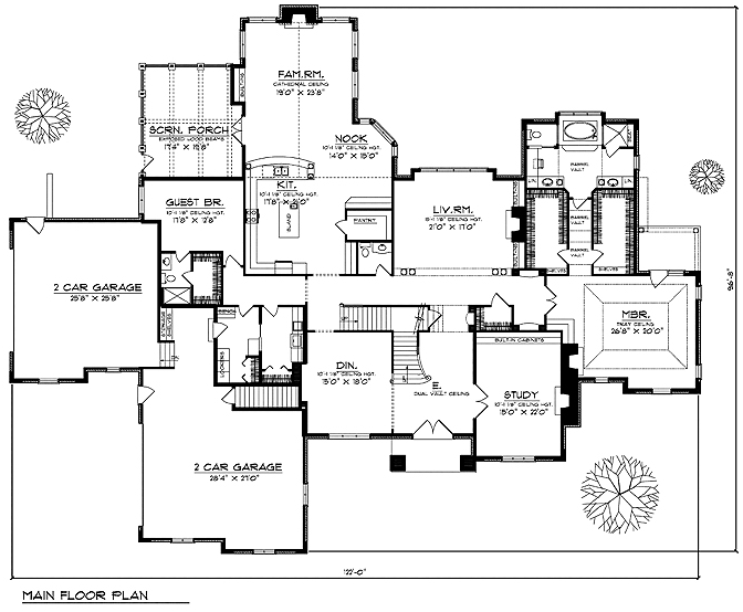 European Tudor Level One of Plan 97316