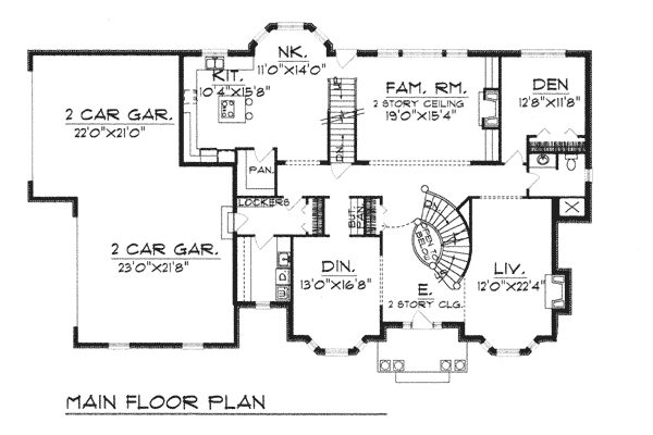 Colonial European Level One of Plan 97323