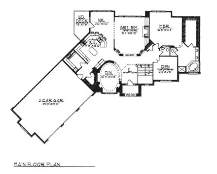 House Plan 97324 First Level Plan