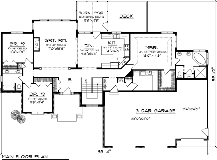 Ranch Level One of Plan 97363