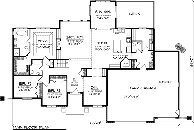 Ranch Level One of Plan 97366