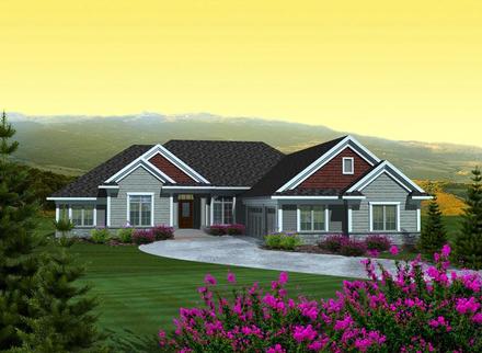 Ranch Elevation of Plan 97368