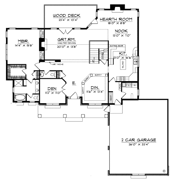 Cape Cod Country Level One of Plan 97371