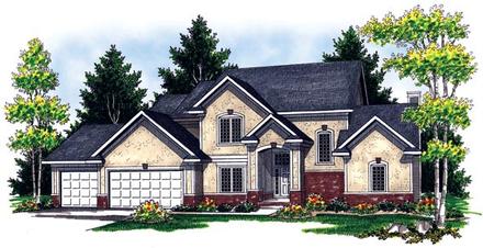 Bungalow Traditional Elevation of Plan 97385