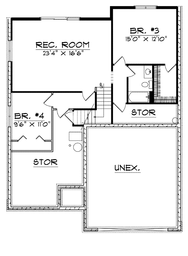 European Lower Level of Plan 97386