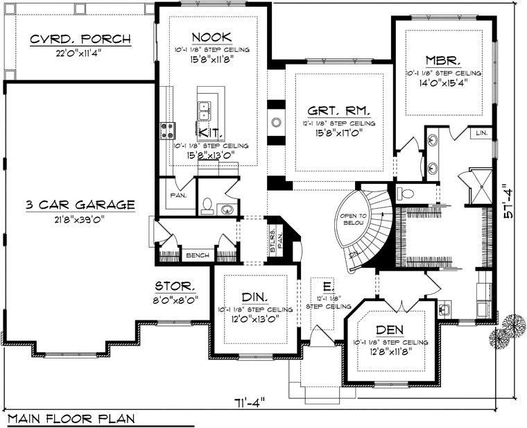 Ranch Level One of Plan 97390