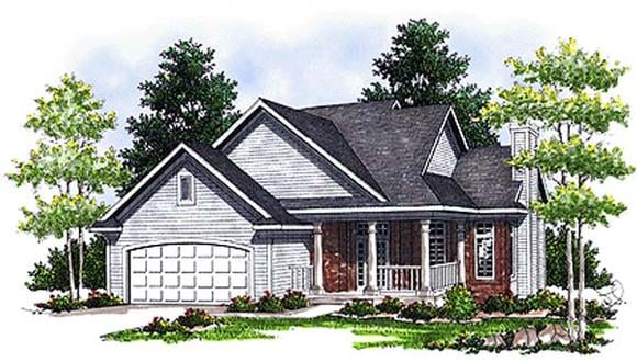 House Plan 97391 Elevation