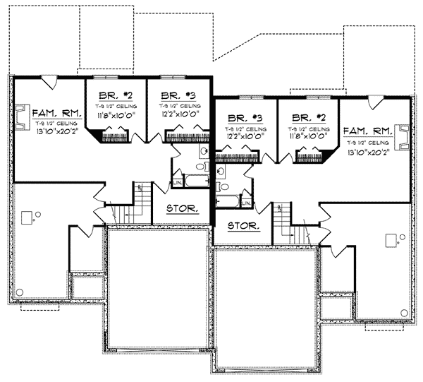 Bungalow Level Two of Plan 97394