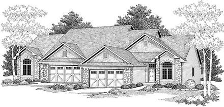 Bungalow Elevation of Plan 97394